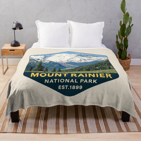 Item preview, Mount Rainier National Park Retro Sticker designed and sold by Gideon Emmerich.