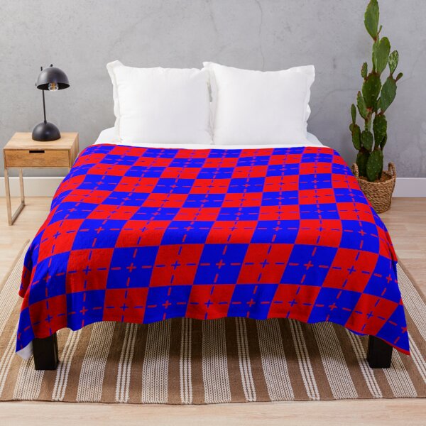 Item preview, Blue Pink Plaid Argyle - Abstract Geometric Shape Pattern - Christmas Gift Baskets designed and sold by RoyalStarsPatts.