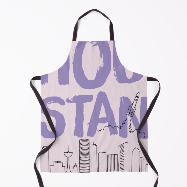 Item preview, HOUSTON TRAVEL ART – Modern City Skyline Illustration designed and sold by MarkedArtPrints.