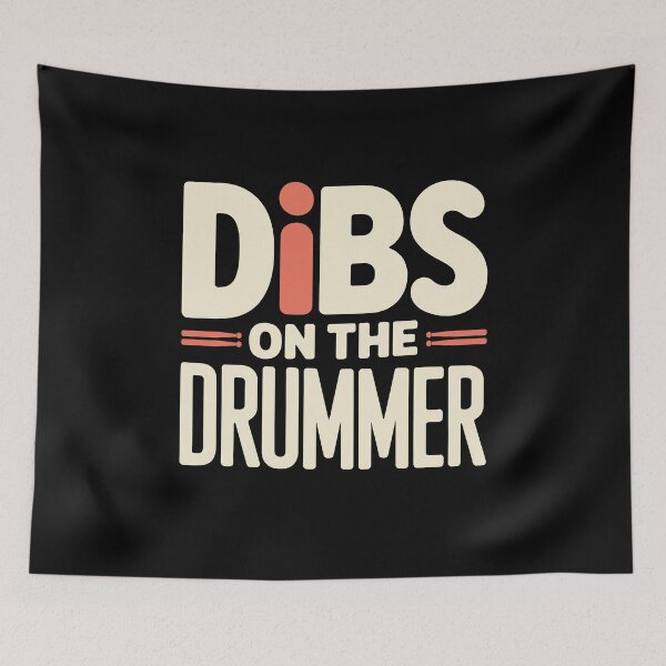 Item preview, Drummer girlfriend dibs on the drummer band musician designed and sold by tmerchtrends.