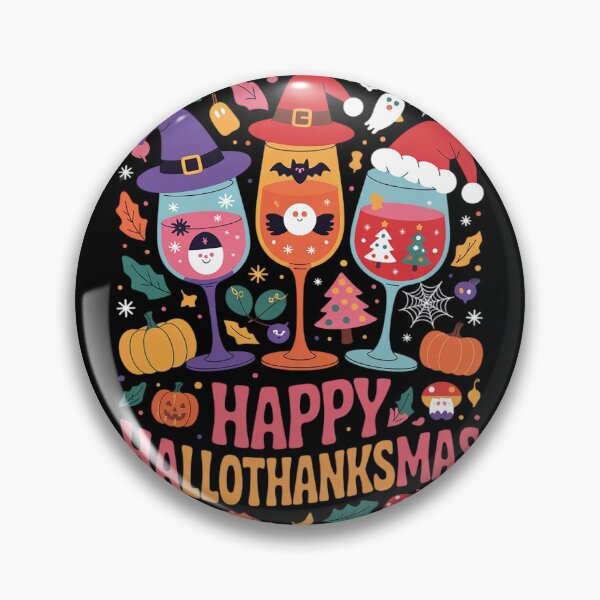 Item preview, Halloween Thanksgiving Christmas Happy Hallothanksmas Funny  designed and sold by InspiredFoul.