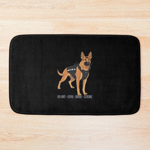 Item preview, Funny K9 German Shepherd Cartoon Dog Illustration designed and sold by Uglyandcute.
