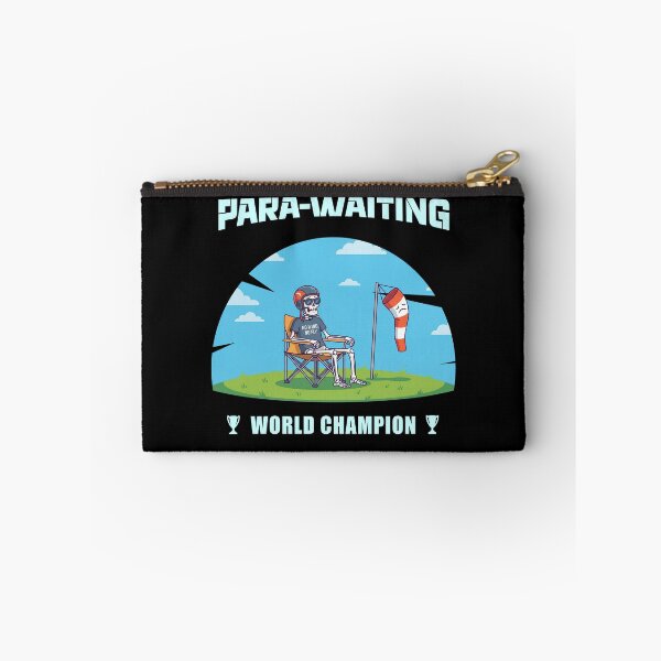Item preview, Funny Paragliding Para-Waiting World Champion Skeleton Pilot designed and sold by KnotQualified.