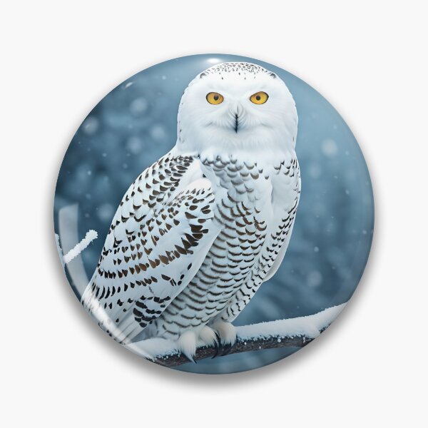 Item preview, Winter Watcher – Cozy Owl in a Snowy Wonderland designed and sold by PawPrintedArt.