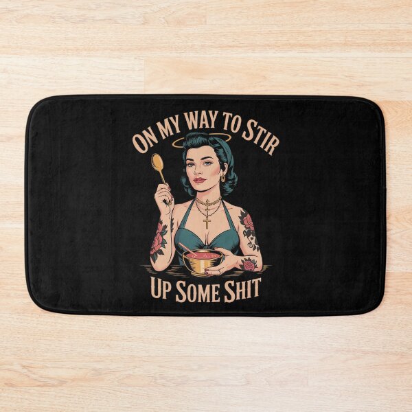 Item preview, Funny On My Way To Stir Up Some Drama Inked Girl  designed and sold by KotexTemu.