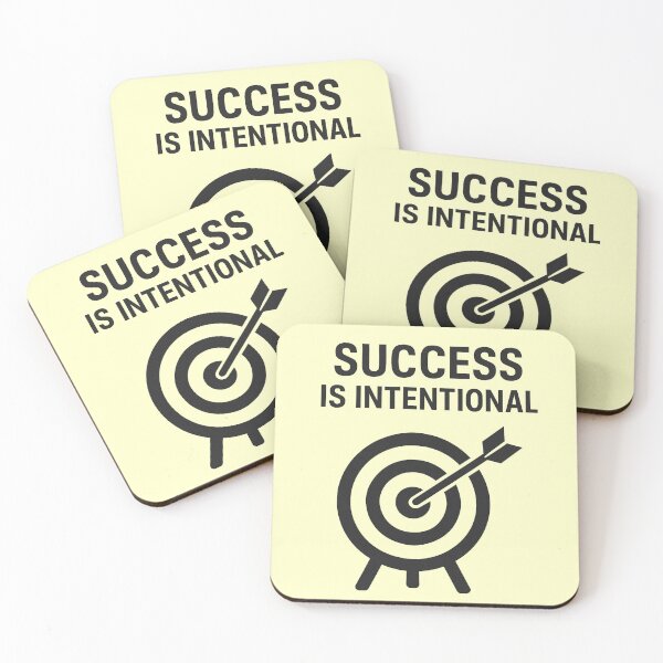 Item preview, SUCCESS IS INTENTIONAL designed and sold by TheWonkyEaselCo.
