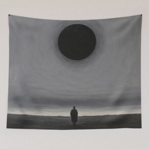 Item preview, Black Sun – Cosmic Void & Existential Insignificance designed and sold by Visualynx.