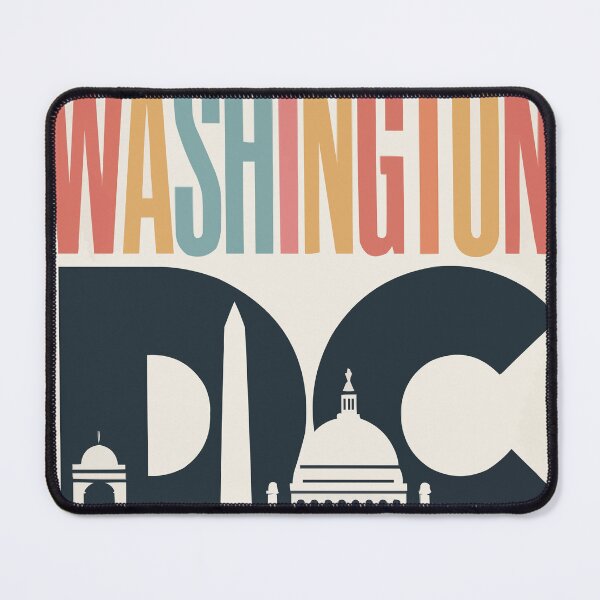 Item preview, WASHINGTON DC Travel Art – Modern Capital City Illustration designed and sold by MarkedArtPrints.