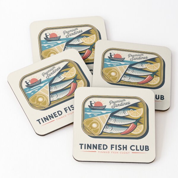 Item preview, Tinned Fish Club designed and sold by Bal Drops.