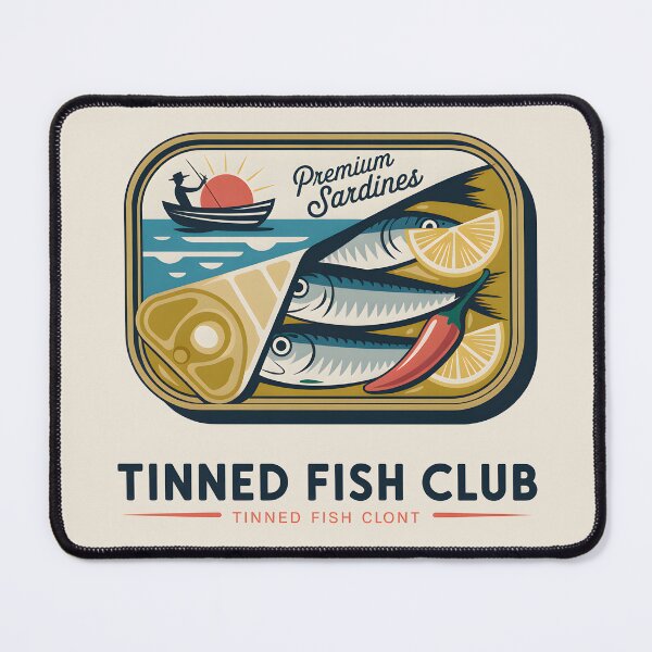 Item preview, Tinned Fish Club designed and sold by Bal Drops.