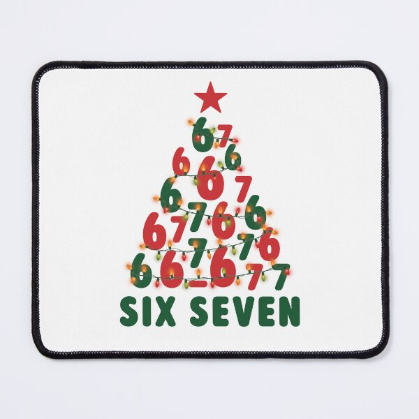 Item preview, Six Seven Christmas Tree – Viral Holiday Meme Art designed and sold by doingly.