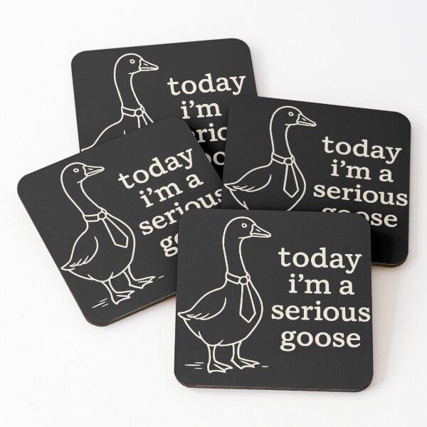 Item preview, Today I'm A Serious Goose - Funny Silly Goose designed and sold by ZBIFBOUETLA.