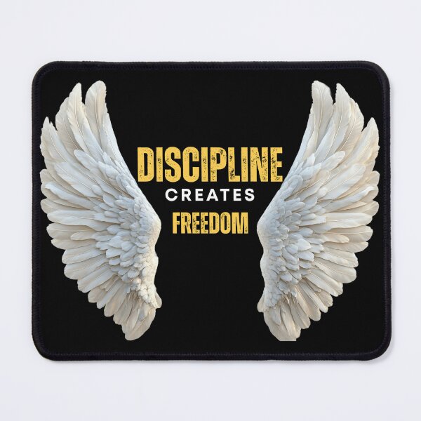 Item preview, Discipline Creates Freedom Strong Motivation Mindset T-Shirt designed and sold by Art Loom.