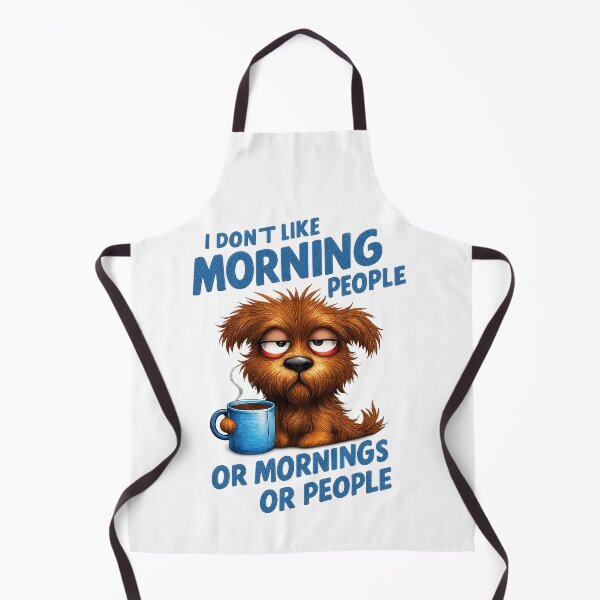 Item preview, I Don’t Like Mornings or People, Funny Sarcastic Quote designed and sold by D3Xpert.