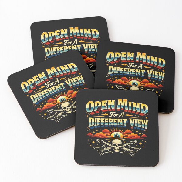 Item preview, Retro Rock Design Open Minded Different Vision Skull Guitars designed and sold by sing-it-out.