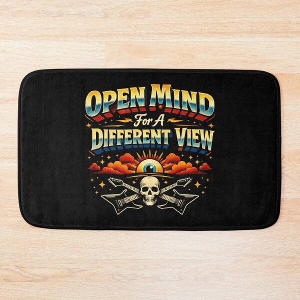 Item preview, Retro Rock Design Open Minded Different Vision Skull Guitars designed and sold by sing-it-out.