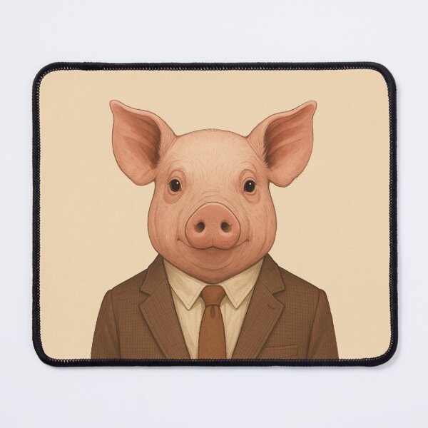 Item preview, THE GENTLE PIG  designed and sold by TheWonkyEaselCo.
