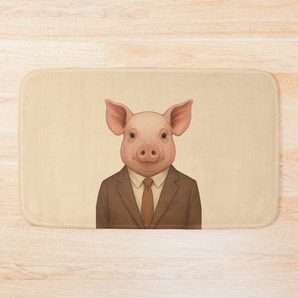 Item preview, THE GENTLE PIG  designed and sold by TheWonkyEaselCo.