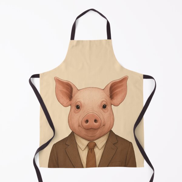 Item preview, THE GENTLE PIG designed and sold by TheWonkyEaselCo.