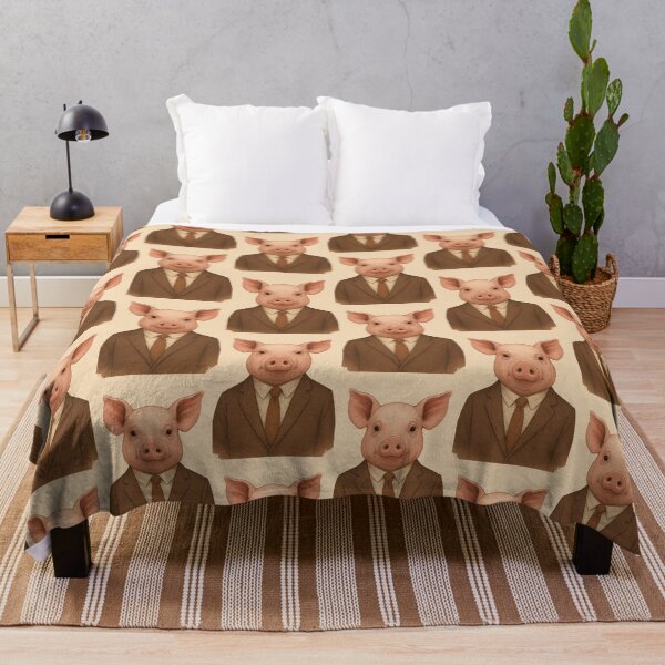 Item preview, THE GENTLE PIG designed and sold by TheWonkyEaselCo.