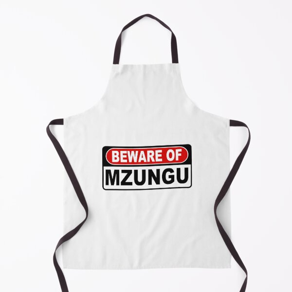 Item preview, Beware of Mzungu;  designed and sold by StickerApe.