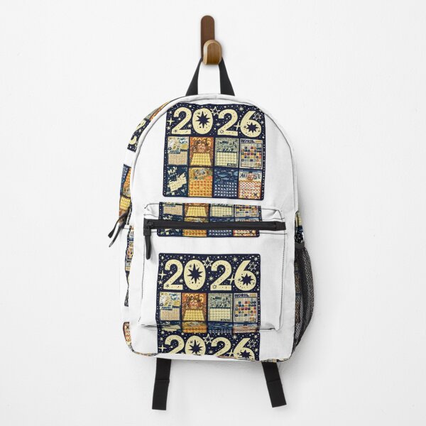 Item preview, 2026 Calendar Sticker – Colorful Illustrated Year Overview designed and sold by Gurjeetpixelart.