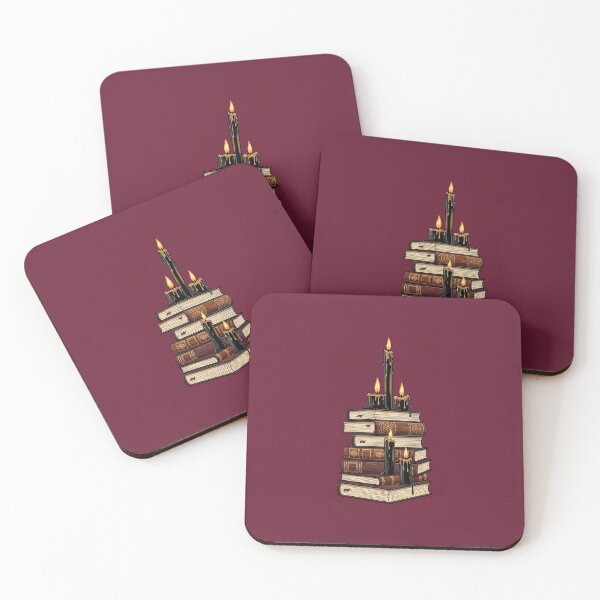 Item preview, Dark Academia Books Candles | Gothic Literary Aesthetic Sticker Art designed and sold by Gothic Han.