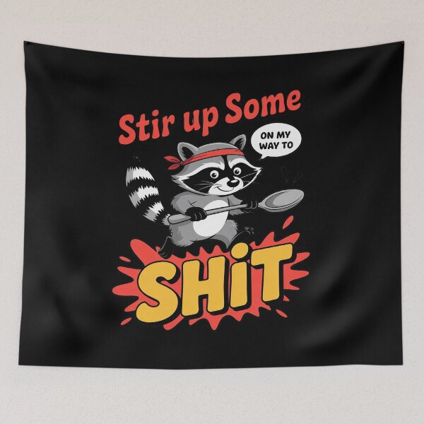 Item preview, Funny On My Way to Stir Up Some Trash Panda Chaos Humor  designed and sold by KotexTemu.