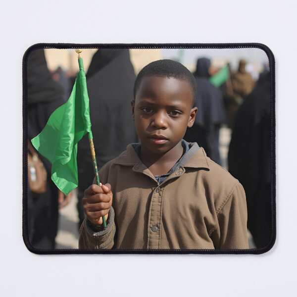 Item preview, Child with Green Flag 7 designed and sold by Tom-Johnson.