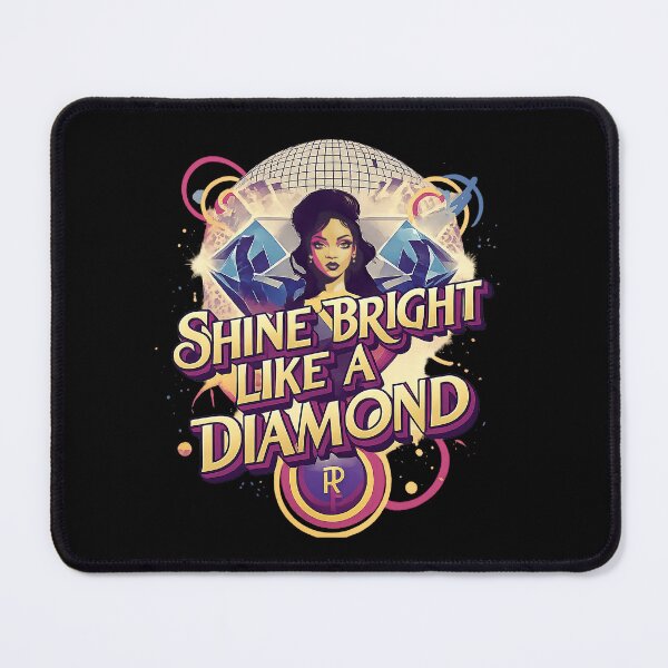 Item preview, Glamorous Pop Art Portrait: Shine Bright Like A Diamond Vibe. Rihanna designed and sold by sing-it-out.