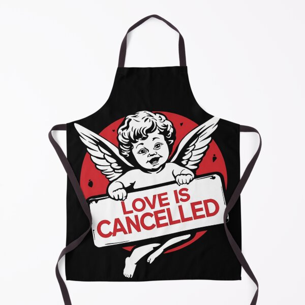 Item preview, Cupid sitting with a protest sign saying “Love Is Cancelled” 2 designed and sold by Neon G.