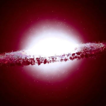 Artwork thumbnail, Fantasy Red Star Exploding by RMSphoto