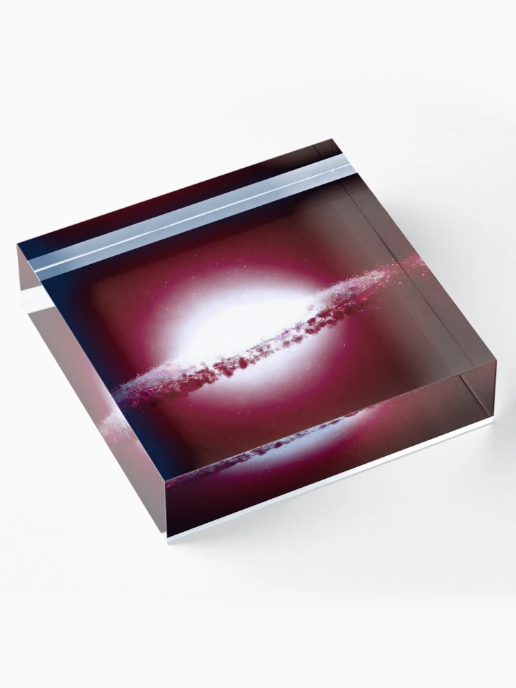 Thumbnail 4 of 5, Acrylic Block, Fantasy Red Star Exploding designed and sold by RMSphoto.