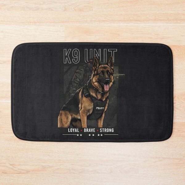 Item preview, Funny K9 German Shepherd Cartoon Dog Illustration designed and sold by Uglyandcute.