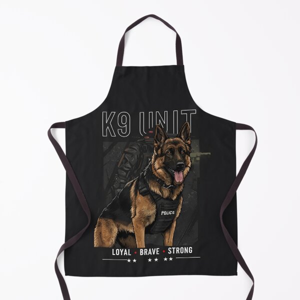 Item preview, Funny K9 German Shepherd Cartoon Dog Illustration designed and sold by Uglyandcute.