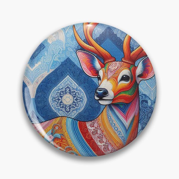 Item preview, Elegant Deer, Traditional Patterns  designed and sold by Vanich-Panich.
