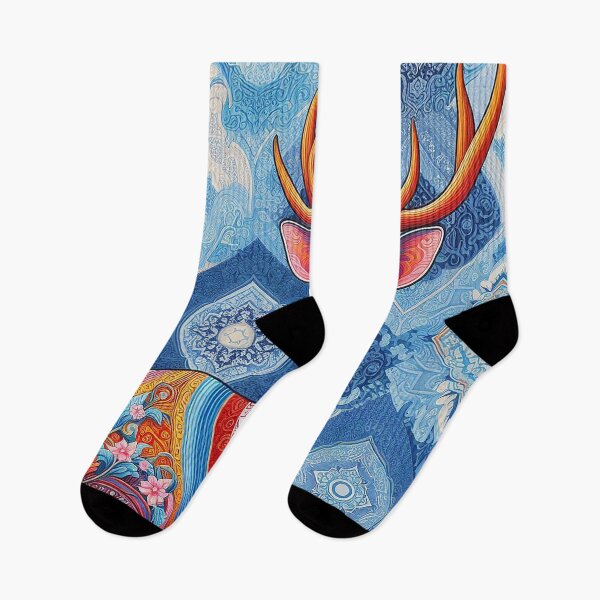 Item preview, Elegant Deer, Traditional Patterns  designed and sold by Vanich-Panich.