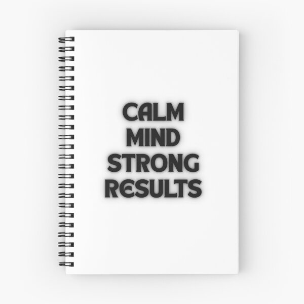Item preview, Calm Mind Strong Results Quiet Confidence Mindset T-Shirt designed and sold by Art Loom.