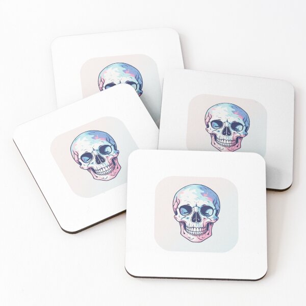 Item preview, Pastel Gradient Skull Illustration designed and sold by RED-MOUSE.