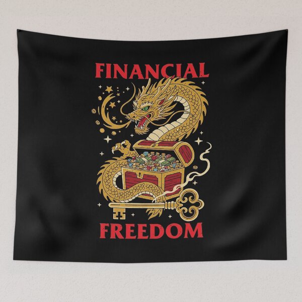 Item preview, Financial Freedom Golden Dragon Key To Wealth designed and sold by zzz888.