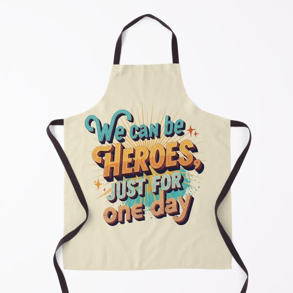 Item preview, Inspiring retro design: we can be heroes for a day designed and sold by sing-it-out.