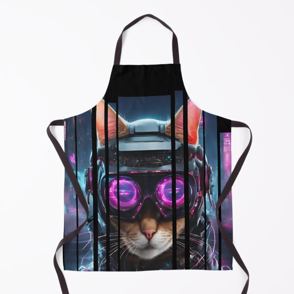 Item preview, Cyber cat whit neon glasses 2 designed and sold by Neon G.