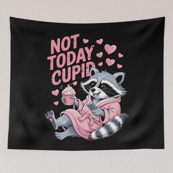 Item preview, Raccoon Valentine_s Day Sarcastic Humor Vday designed and sold by lilensgavadur.