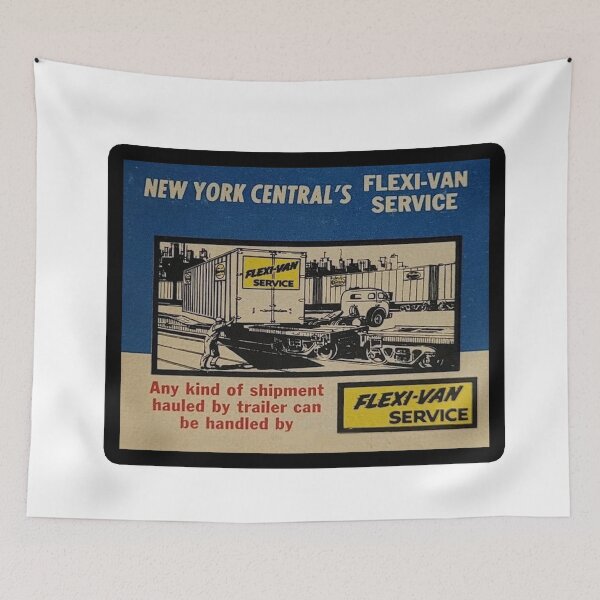 Item preview, Vintage New York Central Railroad System - Flexi-Van Service designed and sold by QuayTradingCo.
