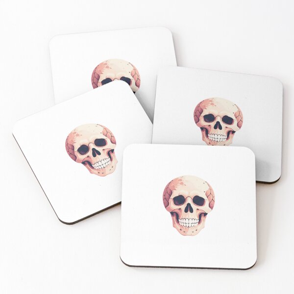 Item preview, Soft Pastel Skull Illustration designed and sold by RED-MOUSE.