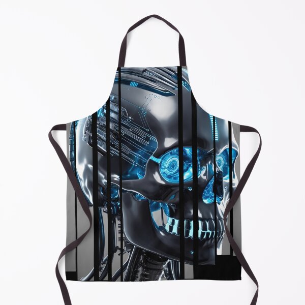 Item preview, Cybernetic skull with data streams 7 designed and sold by Neon G.
