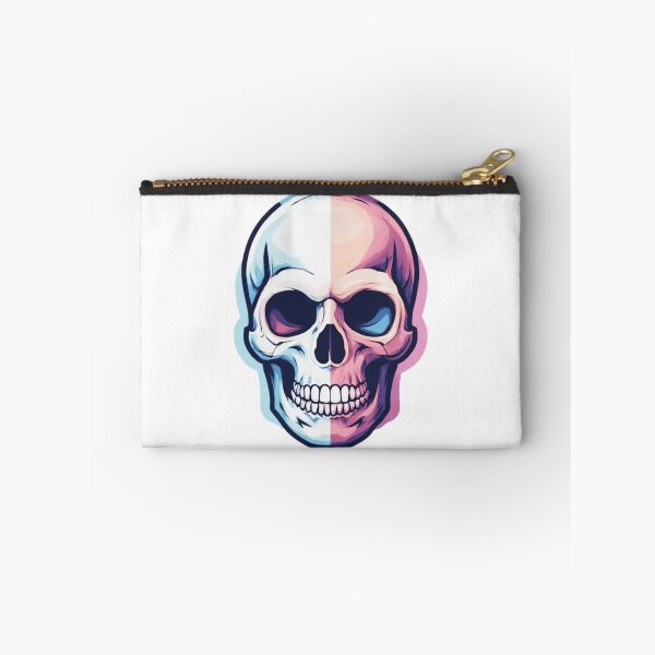 Item preview, Split Color Skull Illustration designed and sold by RED-MOUSE.