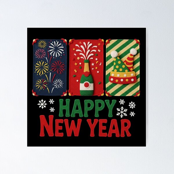 Item preview, HAPPY NEW YEAR Partygoers Celebration designed and sold by Bouufarte.