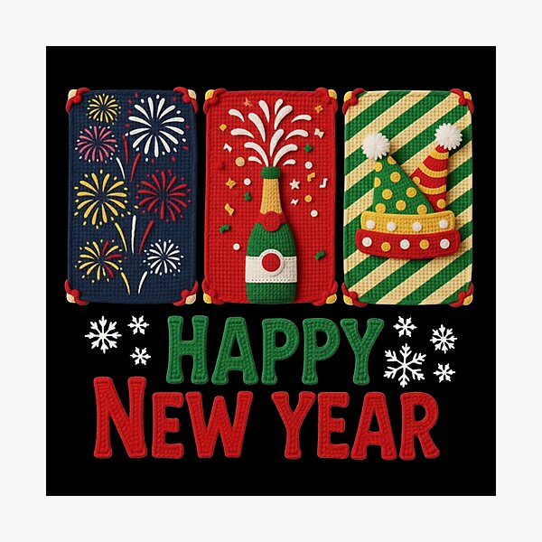 Item preview, HAPPY NEW YEAR Partygoers Celebration designed and sold by Bouufarte.