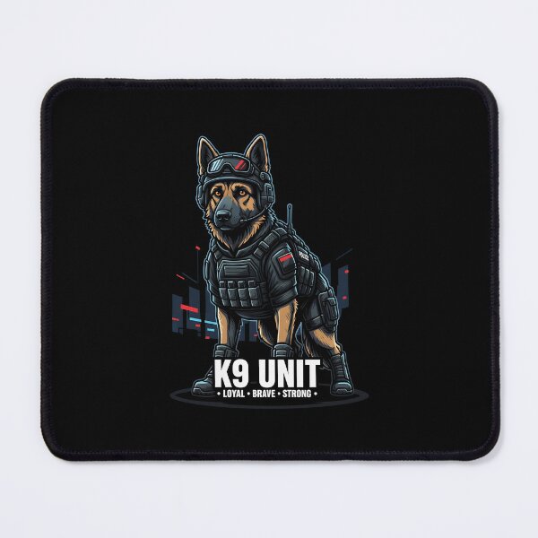 Item preview, Funny K9 German Shepherd Cartoon Dog Illustration designed and sold by Uglyandcute.